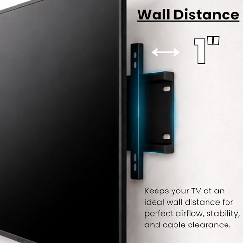 RISSACHI® Heavy Duty TV Stand Wall Mount | Universal LED Stand for 14 to 42 Inch LCD, Smart TVs | Space-Saving & Adjustable TV Wall Mount (Pack of 2) - Image 3
