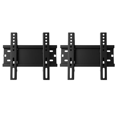 RISSACHI® Heavy Duty TV Stand Wall Mount | Universal LED Stand for 14 to 42 Inch LCD, Smart TVs | Space-Saving & Adjustable TV Wall Mount (Pack of 2) - Image 1