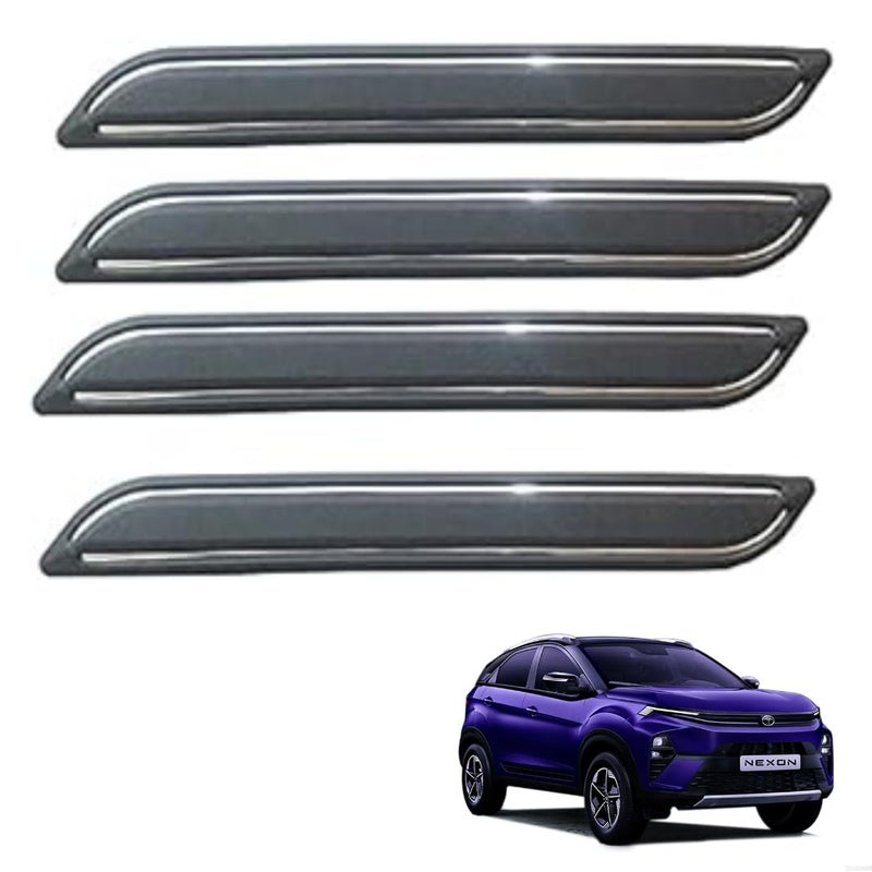 Autokaar Car Bumper Corner Protector Chrome Line Universal for Tata Nexon/Punch/Tiago/Altroz/Harrier/Safari/Tigor/Indica/Sumo/Hexa/Harrier/Nexon EV - Set of 4 - Image 5