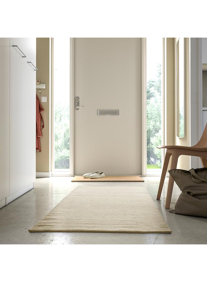 erorex Rug, flatwoven, beige, 80x200 cm - Image 4