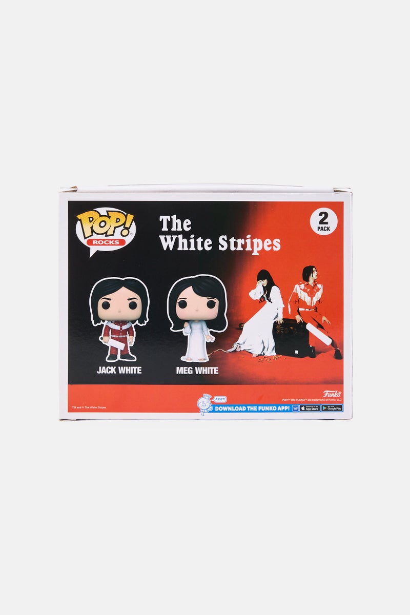 Funko Pop Rocks Jack White And Meg White 2-Pack Vinyl Figures - Image 2