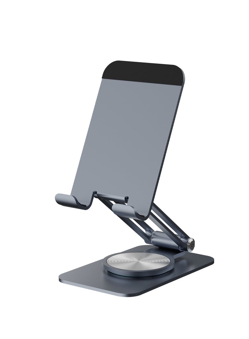 Moxedo Holdex Mobile Phone Stand 360° Rotatable Height Adjustable Foldable Desktop Multi-Angle Metal Mobile Stand Holder Compatible with Devices 5.8” to 7.1” - Image 1
