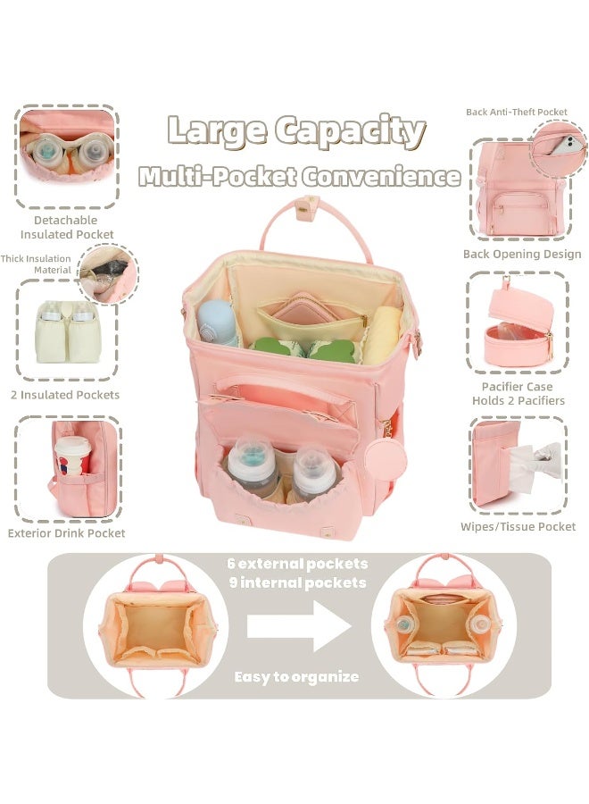 ROSEGIN Breast Pump Backpack & Diaper Bag with Cooler - Image 5