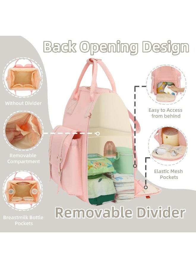 ROSEGIN Breast Pump Backpack & Diaper Bag with Cooler - Image 3