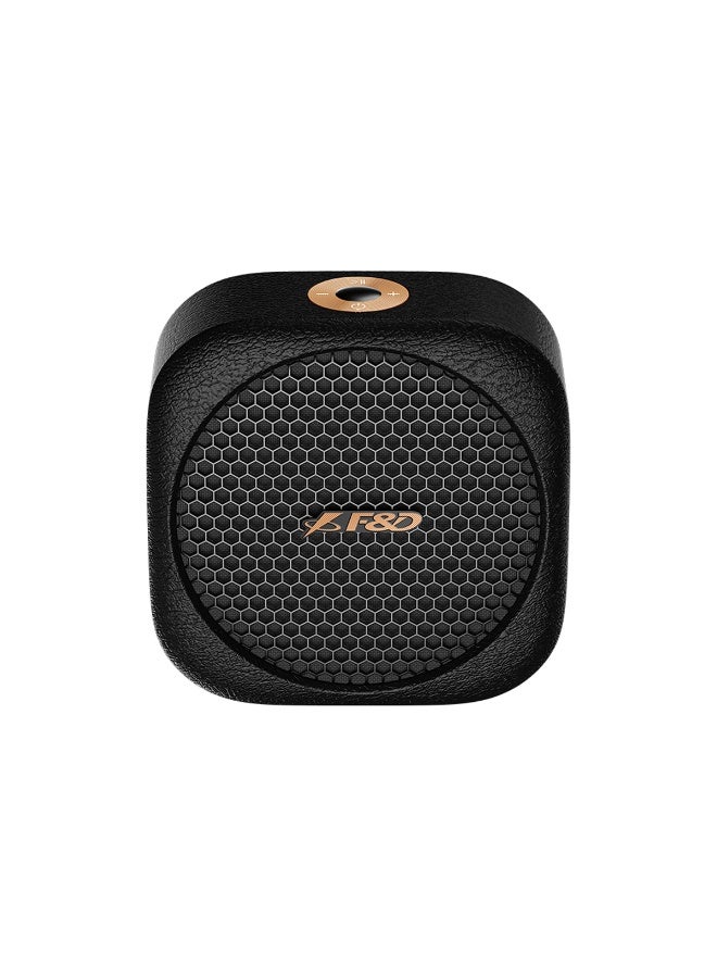 F&D RW10 Portable Bluetooth Speaker with 7W RMS Built-in Noise-Cancelling Mic, Bluetooth 5.3, IPX5 Waterproof, True Wireless Stereo Pairing, BT/TF/USB Inputs, 10H Playtime for Home and Outdoors - Image 1