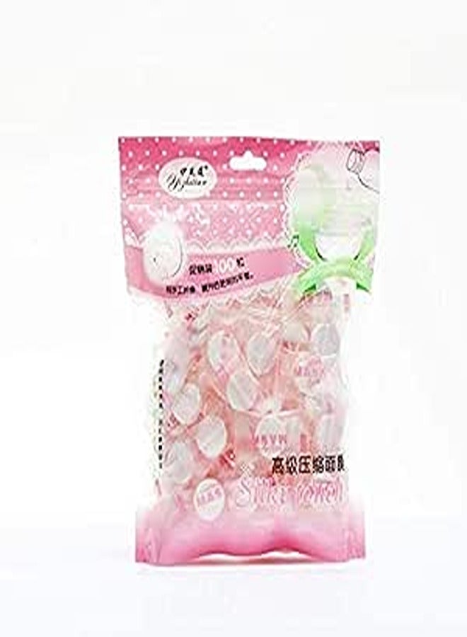 Pure Cotton Ultra-thin Hydrophilic Strong Compression Mask Paper Candy - 100 Capsules