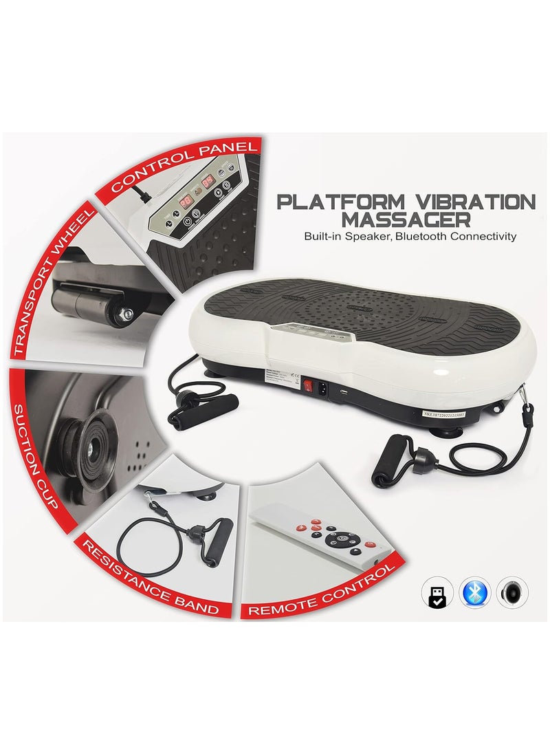 DubaiGallery - Vibration Platform Machines, Fat Shake Machine New Home Mini Vibration Plate, Lazy Exercise Body Shaping Machine, Lymphatic Drainage Machine Home Gym Workout - Image 1
