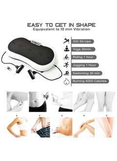 DubaiGallery Vibration Platform Machines, Fat Shake Machine New Home Mini Vibration Plate, Lazy Exercise Body Shaping Machine, Lymphatic Drainage Machine Home Gym Workout  - Image 3