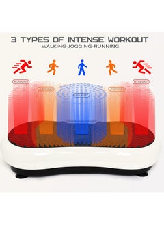 DubaiGallery Vibration Platform Machines, Fat Shake Machine New Home Mini Vibration Plate, Lazy Exercise Body Shaping Machine, Lymphatic Drainage Machine Home Gym Workout  - Image 4