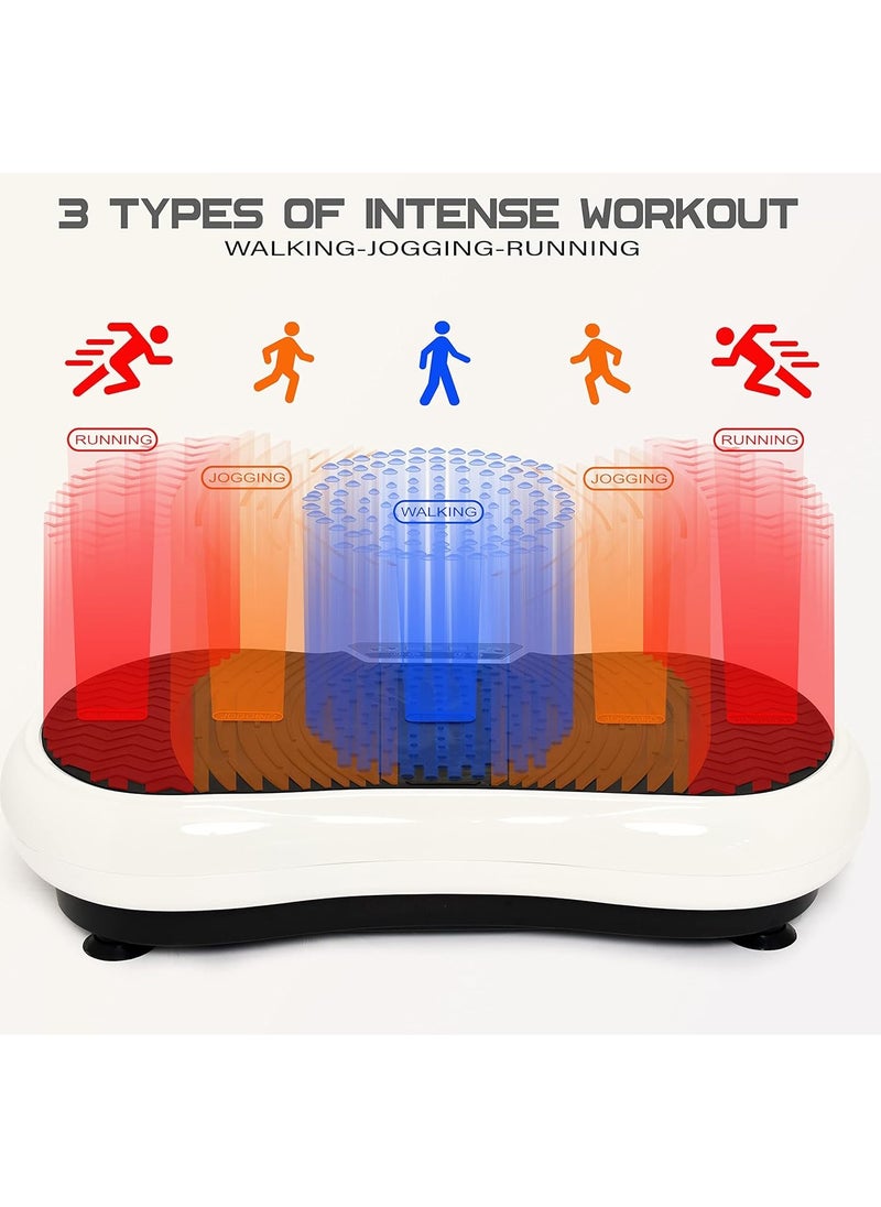 DubaiGallery - Vibration Platform Machines, Fat Shake Machine New Home Mini Vibration Plate, Lazy Exercise Body Shaping Machine, Lymphatic Drainage Machine Home Gym Workout - Image 1