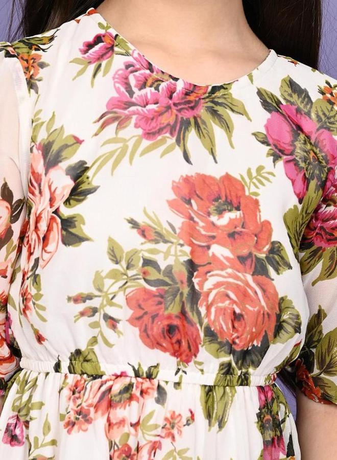 ليل بيكس فستان بطبعة زهور - Image 3