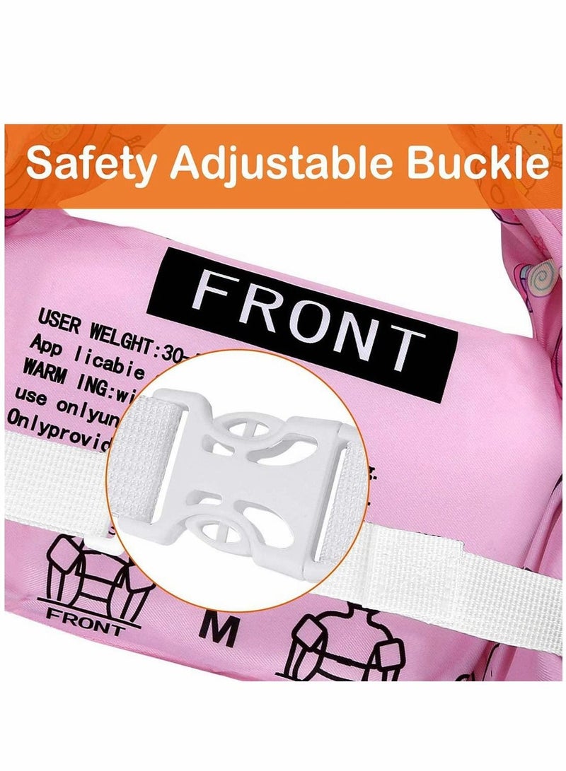 SYOSI Toddler Swimming Float Vest, Arm Bands Kids Swim Vest with Shoulder Harness. Swim Training Jacket for 2-6 Years Old Boys Girls - Image 3