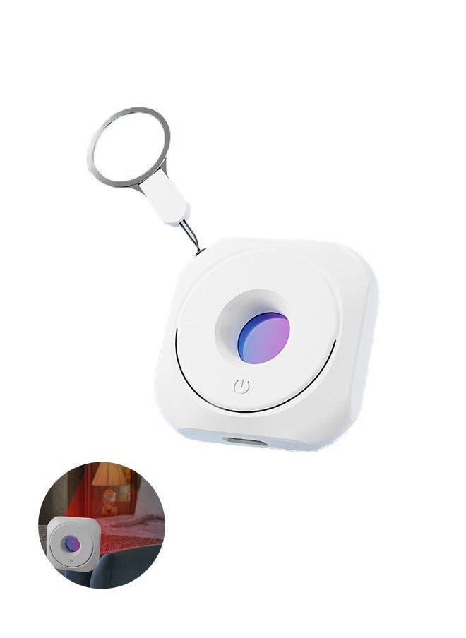 Lemon - Hidden Camera Detectors, Infrared Detector, Hotel Anti-Camera Anti-Peeping Tool, Camera Detector, Anti-Monitoring Inspection Detector for Hotel Bathroom, Spy Camera Detector (White) - Image 1