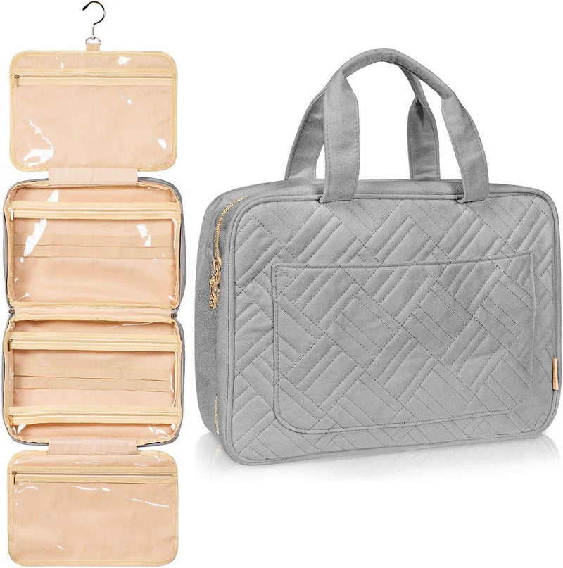 BOACAY Extra Large Hanging Travel Toiletry Bag for Women & Men, Makeup Bag - Image 1