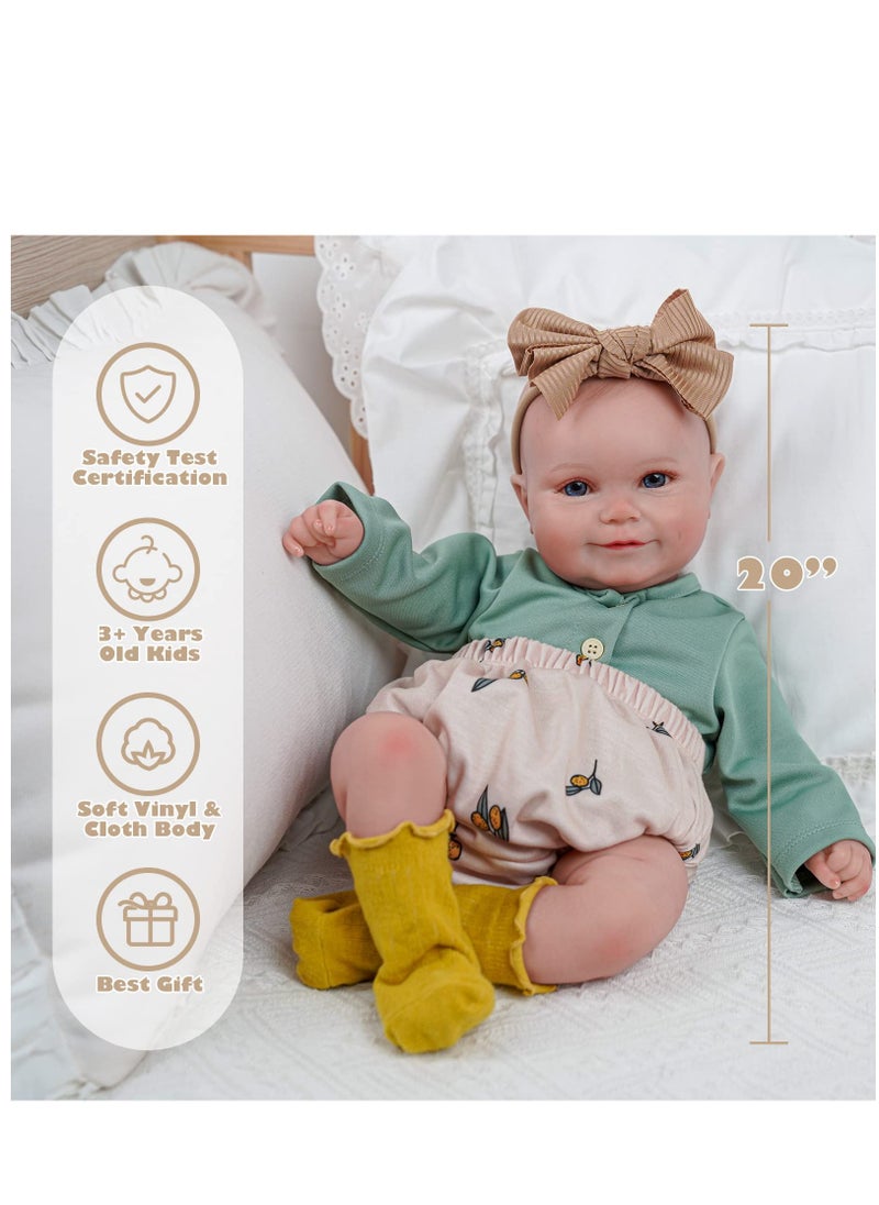Arabest - Doll Toys, Children's Toys, Reborn Dolls, Poseable Realistic Dolls, 24 Inch, with Doll Accessories - Image 1