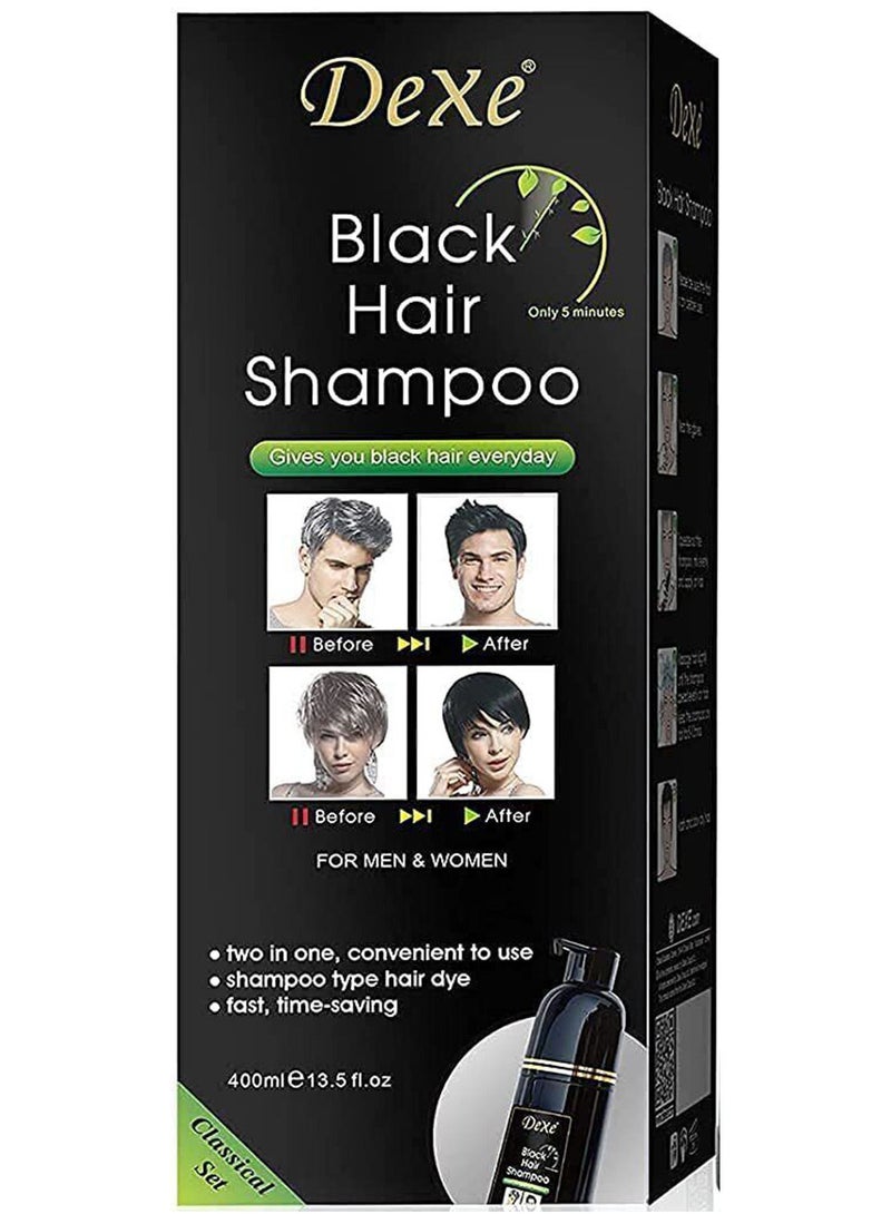 Black Hair Shampoo 400 Ml