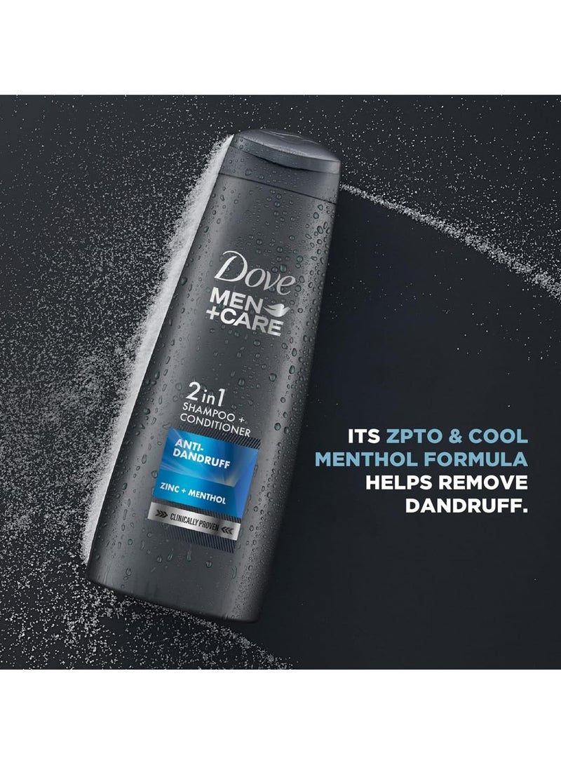 Dove Men+Care Anti Dandruff 2in1 Shampoo+Conditioner, 650 ml - Image 2