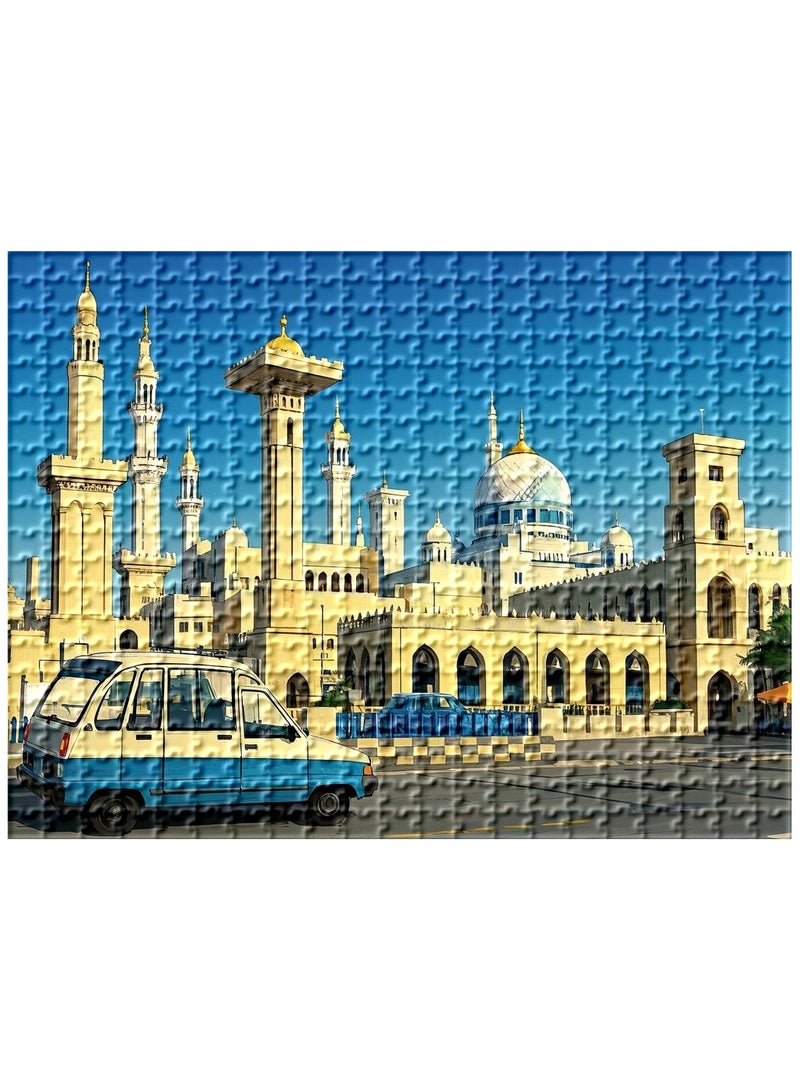 Anna 1000 Pieces Of Mosque Architectural Landscape Puzzle - Image 3