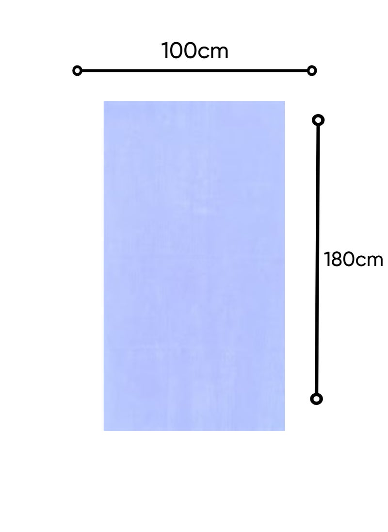 Blueberry Pack of 4 - Bath Towel - 100% Cotton 600 GSM Large Size (100x180 cm) Highly Absorbent And Super Durable, Color White - Image 2