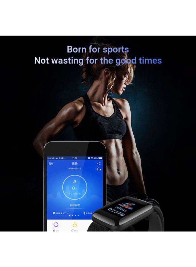 NIBEMINENT Heart Rate Monitoring Smartwatch Blue - Image 3