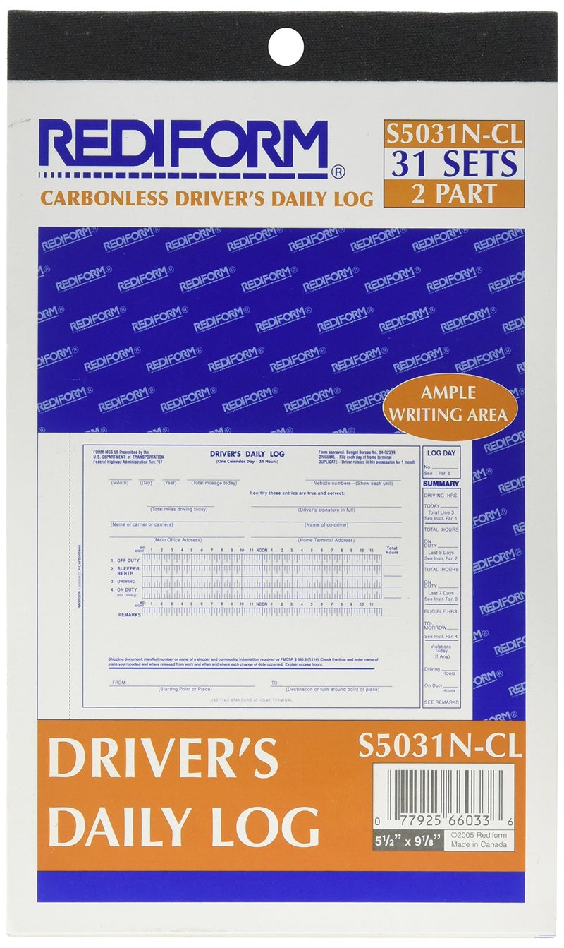Rediform Driver's Daily Log - Image 2