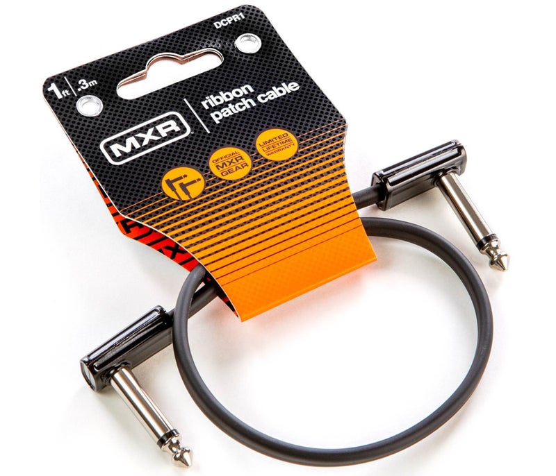 DUNLOP JIM DUNLOP DCPR1 RIGHT ANGLE TO RIBBON PEDALBOARD PATCH CABLE - 1 FOOT - Image 3
