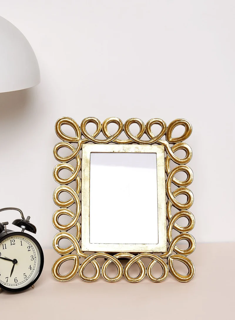 Noire Edit Resin Loops Photo Frame