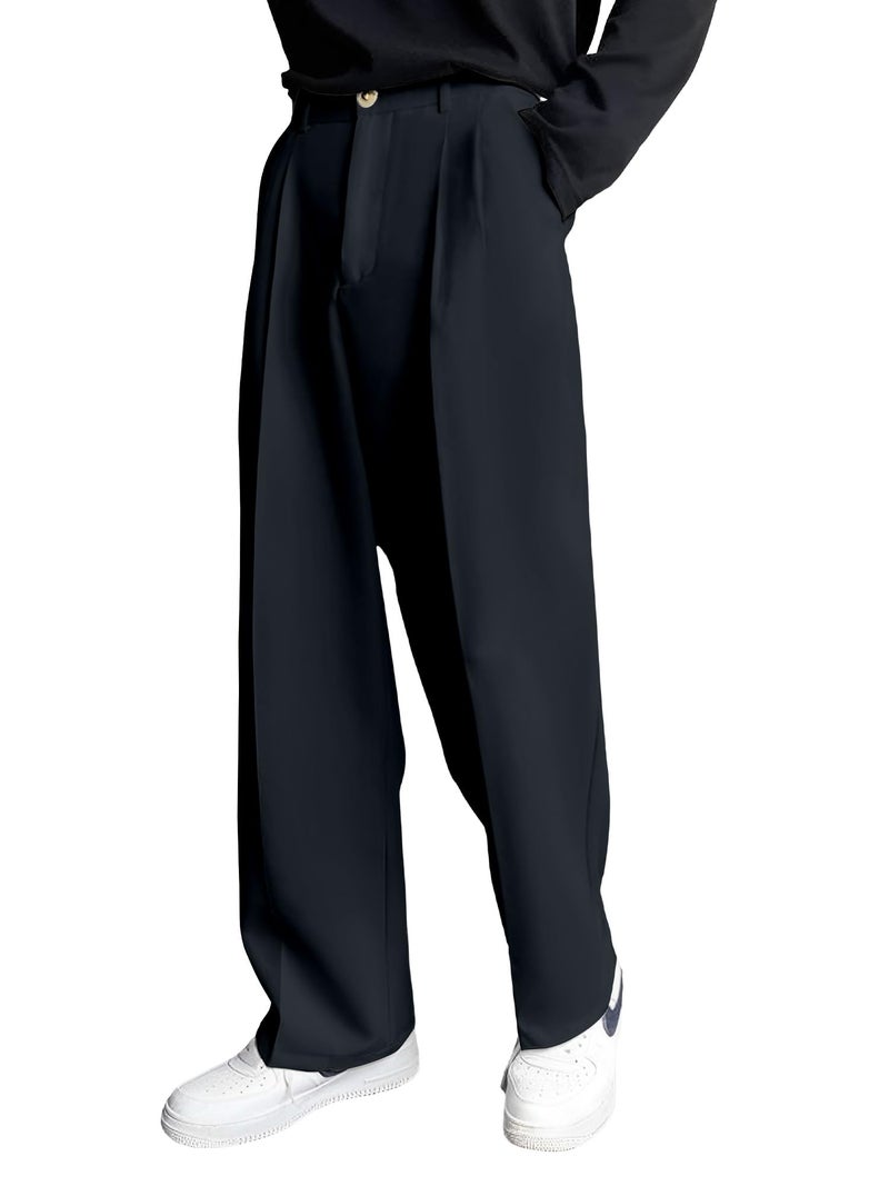 FTX Men Loose Fit Steel Grey Formal Trouser (582_9)_32 - Image 3