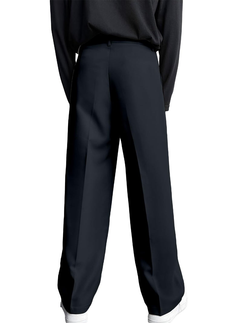 FTX Men Loose Fit Steel Grey Formal Trouser (582_9)_32 - Image 2