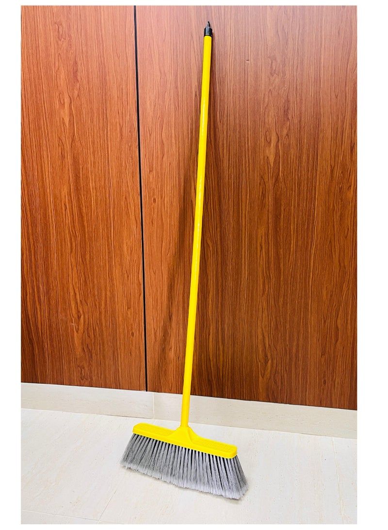 Bisbell Standard Indoor Floor Broom with Stick | Soft Bristles for Cleaning Dust & Dirt on All Floor Types | Model BB3084 - Image 1