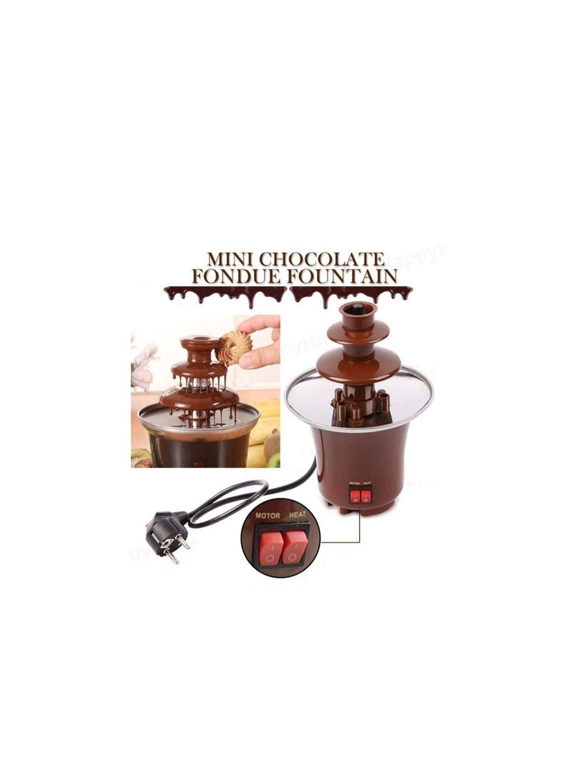 Generic - Three Layers Mini Chocolate Fountain Machine - Image 1