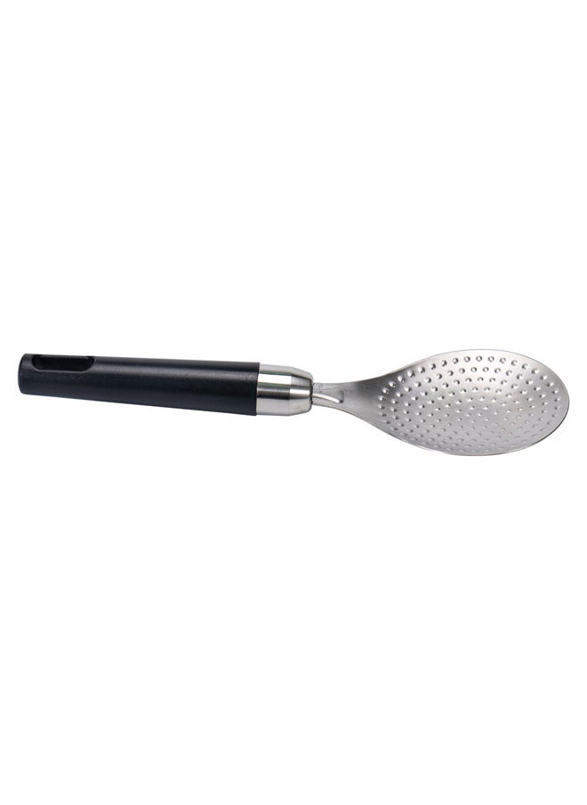 AL SANIDI Stainless steel cooking spoon, Kitchen spoons, Silver, Size 22.5* 6.8 Cm  - Image 4
