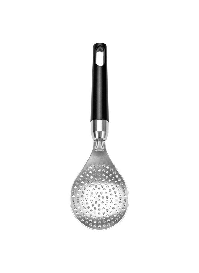 AL SANIDI Stainless steel cooking spoon, Kitchen spoons, Silver, Size 22.5* 6.8 Cm  - Image 2