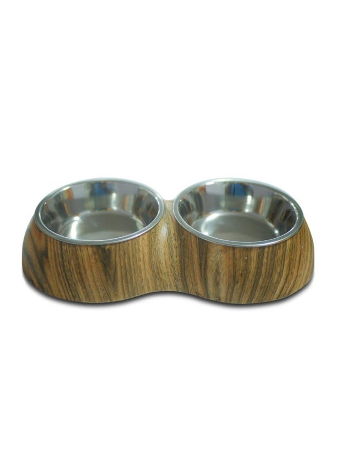 Mau Melamine Cat Double Diner 190ml