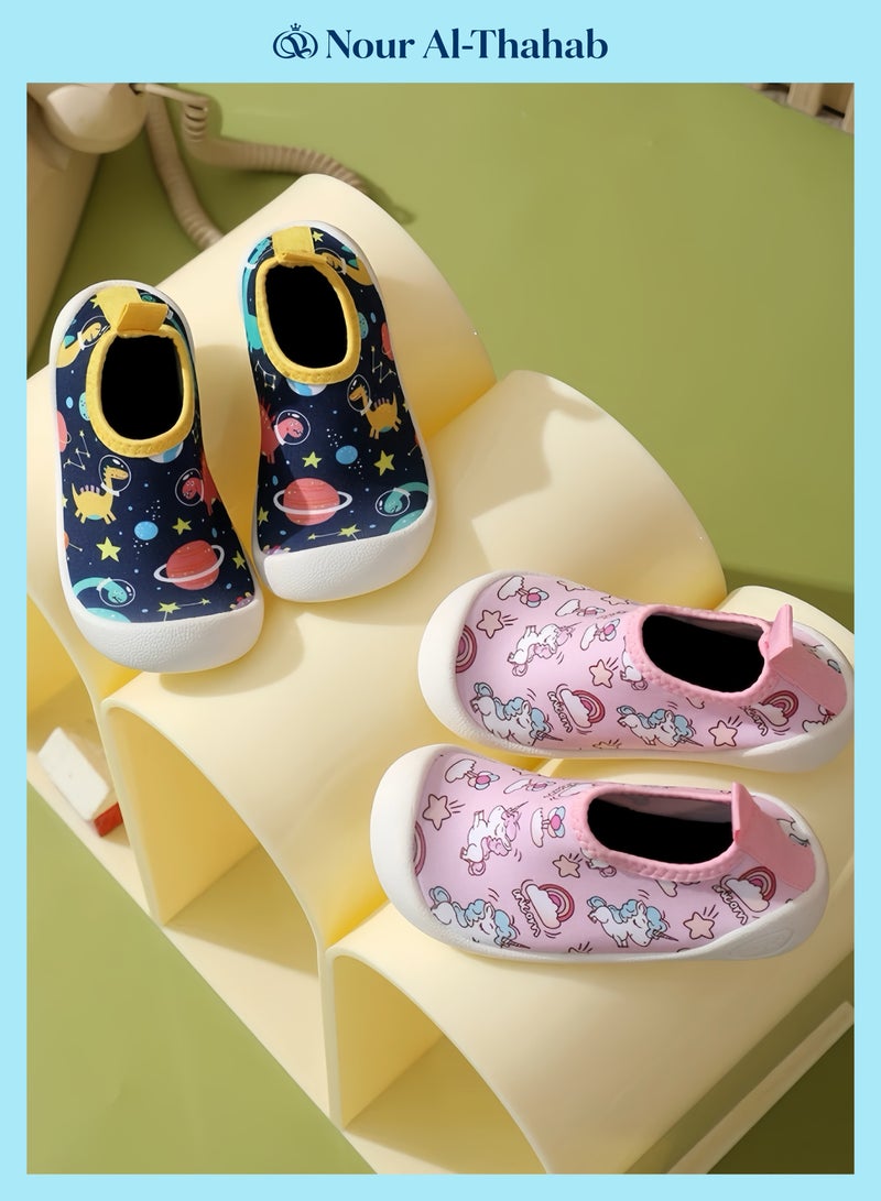 Nour Al-Thahab Beach shoes, children's wading shoes, men's and women's anti-slip soft soles, baby snorkeling and beach-hunting shoes, swimming, water park rafting shoes - Image 2