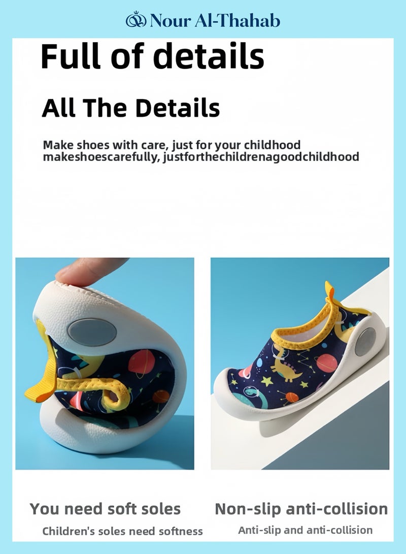 Nour Al-Thahab Beach shoes, children's wading shoes, men's and women's anti-slip soft soles, baby snorkeling and beach-hunting shoes, swimming, water park rafting shoes - Image 3