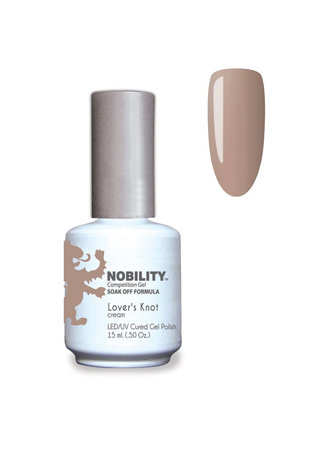 Lechat Nobility Soak Off Lover’S Knot UV Led Cured Nail Polish Color Brandy Rose Cream 15 ml Nbgp142