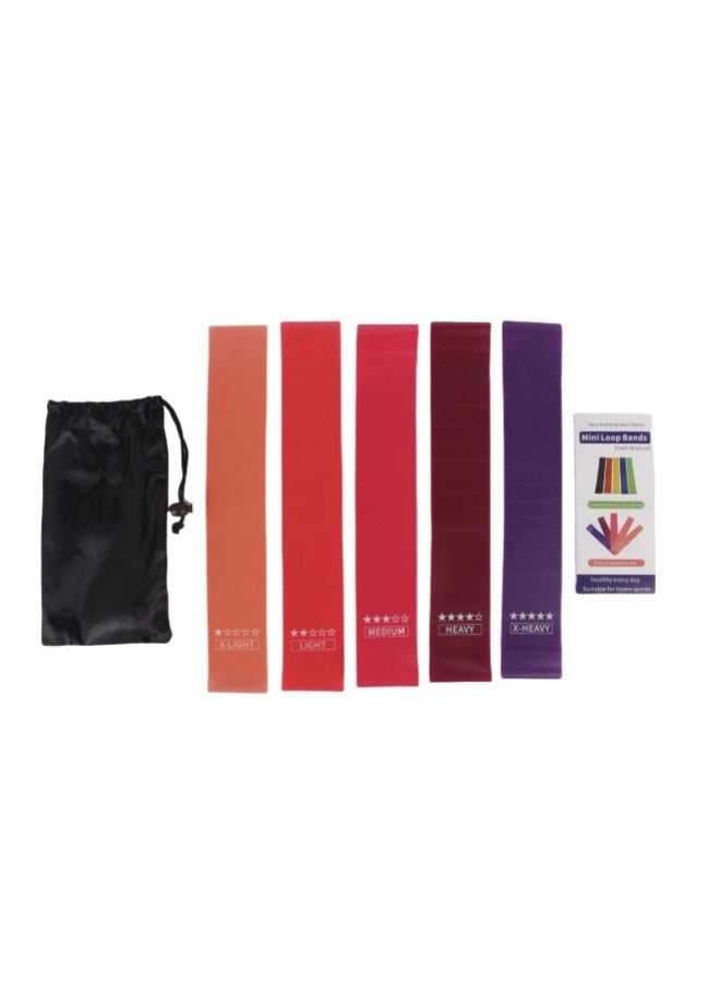 الوردي تدريجيا سحب الشريط ، القرفصاء ، الوركين ، ضوءيه سليم الساق والذراع التوتر الشريط - Image 3