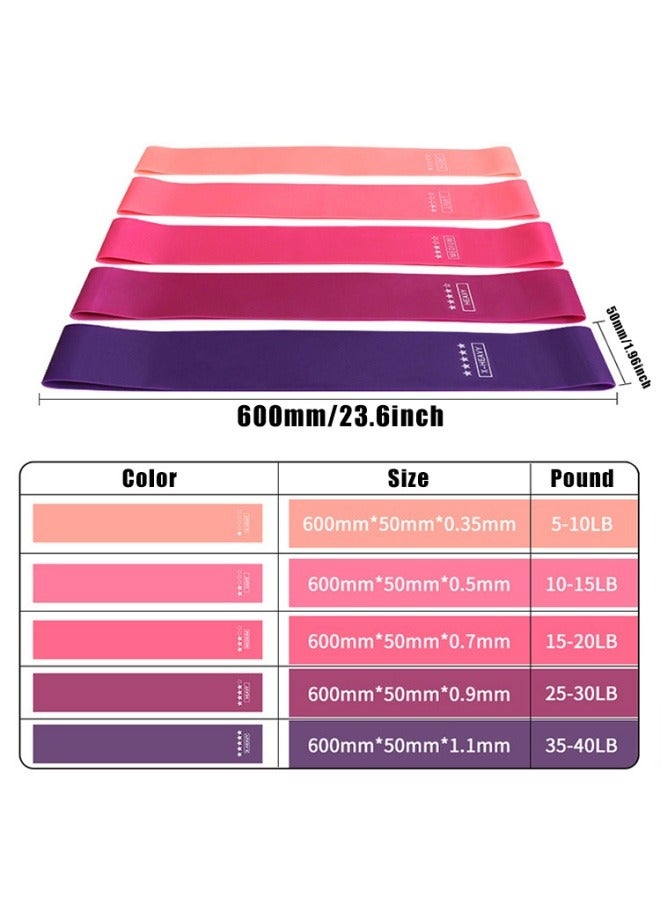 الوردي تدريجيا سحب الشريط ، القرفصاء ، الوركين ، ضوءيه سليم الساق والذراع التوتر الشريط - Image 4