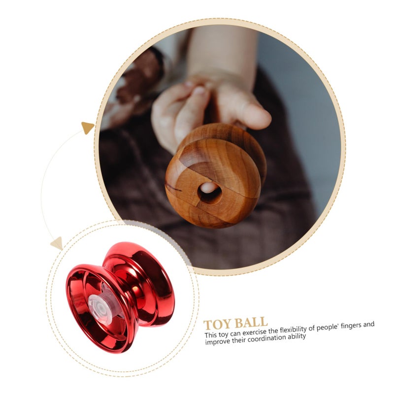 Professional Unresponsive Alloy YoYo for Beginners Teens with Portable Carry Case Metal Trick Toy Birthday Gift - Image 5
