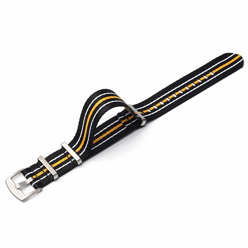 Bluejw Replace the Watch Strap with 20mm/22mm Recycled Nylon Fabric Woven Luminous Replacement Wrist Band for BL X SW Fifty Fathoms - Image 1