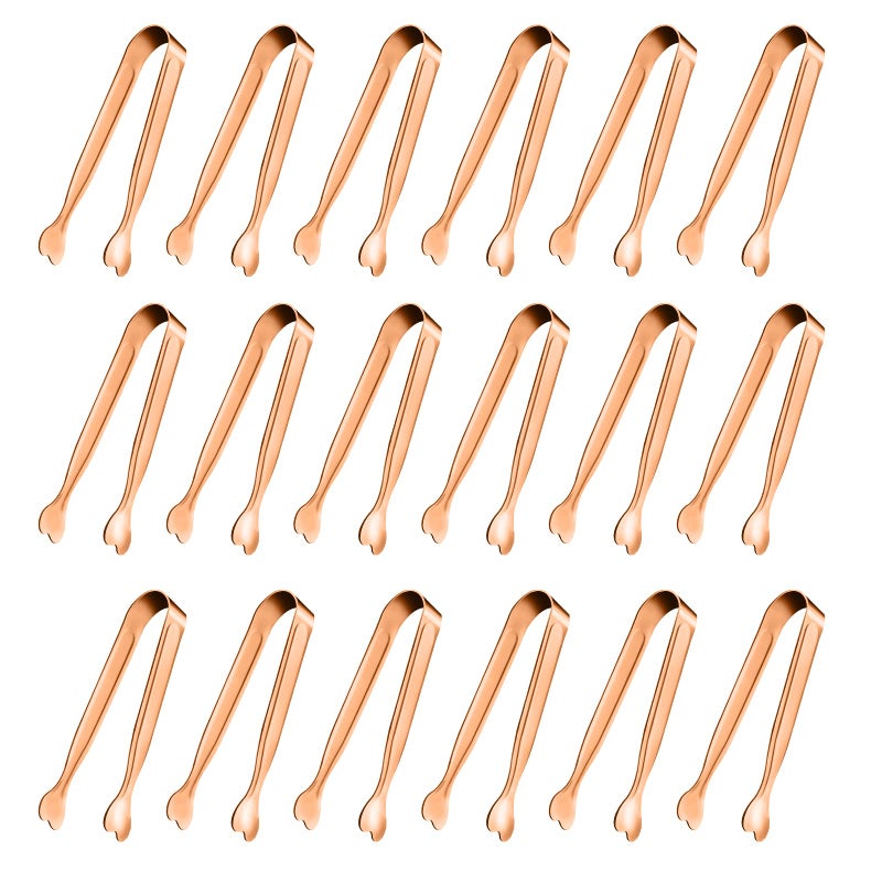 Mini Serving Tongs Anytrp 18Packs Stainless Steel Sugar Tongs 43inch Ice Tongs Kitchen Tong Appetizers Tong for Coffee Bar Tea Party Desserts Party Sugar and Ice Bucket