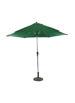 LIVING ACCENTS Rust-Resistant High Quality Pole Umbrella with Crank Green 2.7 m PCA-ALU-2700G  - Image 2