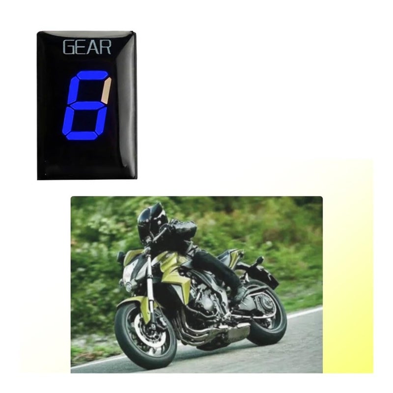 مؤشر ناقل الحركة للدراجات النارية أورانج 1-6 سرعات عرض لـ CB250F CB1300S CBF1000FA CBR250R CBR1000RR - Image 5