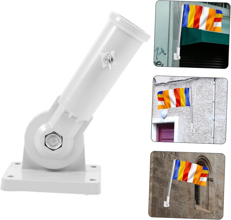 Multiple options Toddmomy Adjustable Metal Flag Pole Bracket Durable Wall Mount Holder for Outdoor Indoor Use Adjustable Angle for Easy Installation Yards Porches Roofs Flag Pole Holder Intercity storage hub KSA stocked goods Cross-location transit friendly build Water rust proof All-round well-engineered practical build All-round unified build Upgraded simple practical design Year round in stock Durable versatile substance Global mainstream design picks Affordable purchase options Easy hand assemble compatible Dust proof Ready varied options Shop & home all-space compatible Individual & group usable Cross product compatible Certified stocked merchandise Big & small space compatible All governorates deliver Budget friendly sizing alternatives Safe material Flexible trendy construction Bug proof seal - Image 5