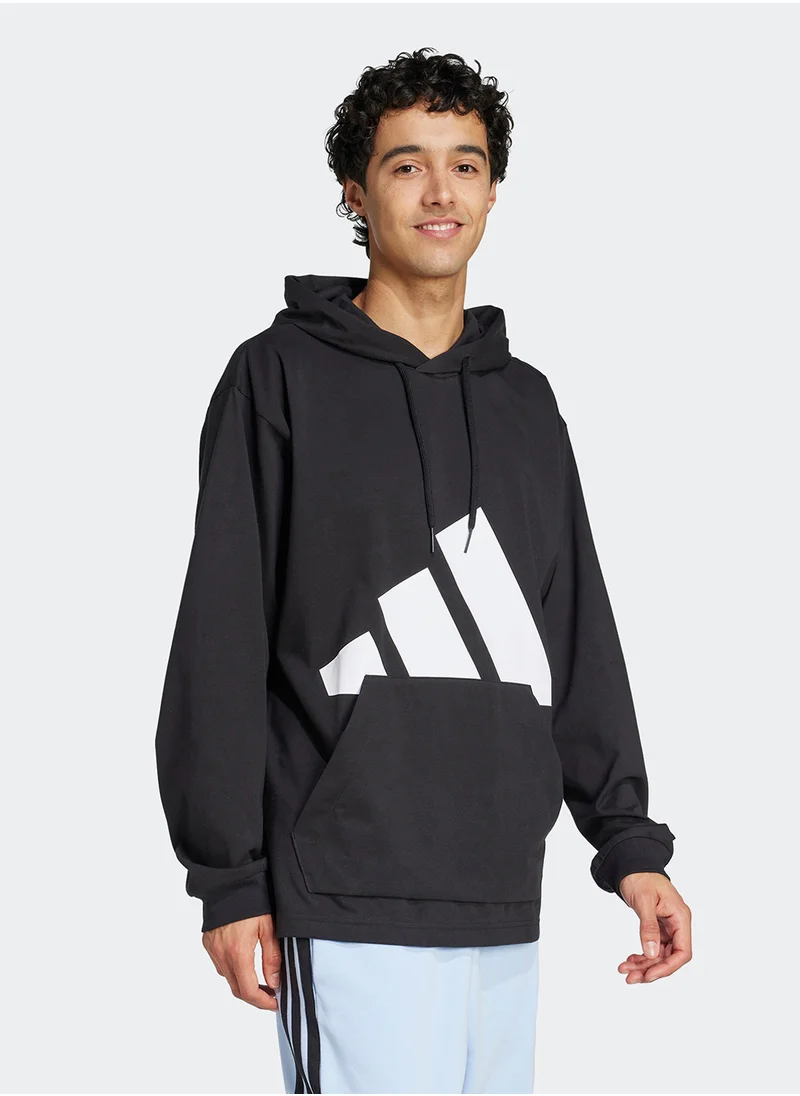 Adidas Essentials Big Logo Single Jersey Hoodie
