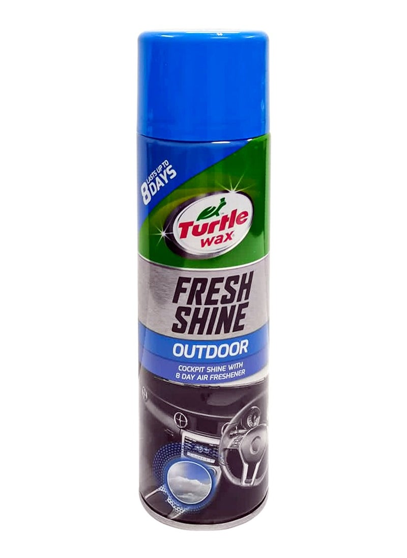 TurtleWax Car Cockpit Shine & Air Freshener Outdoor Scent - 500ml Turtle Wax Fresh Shine  - Image 2
