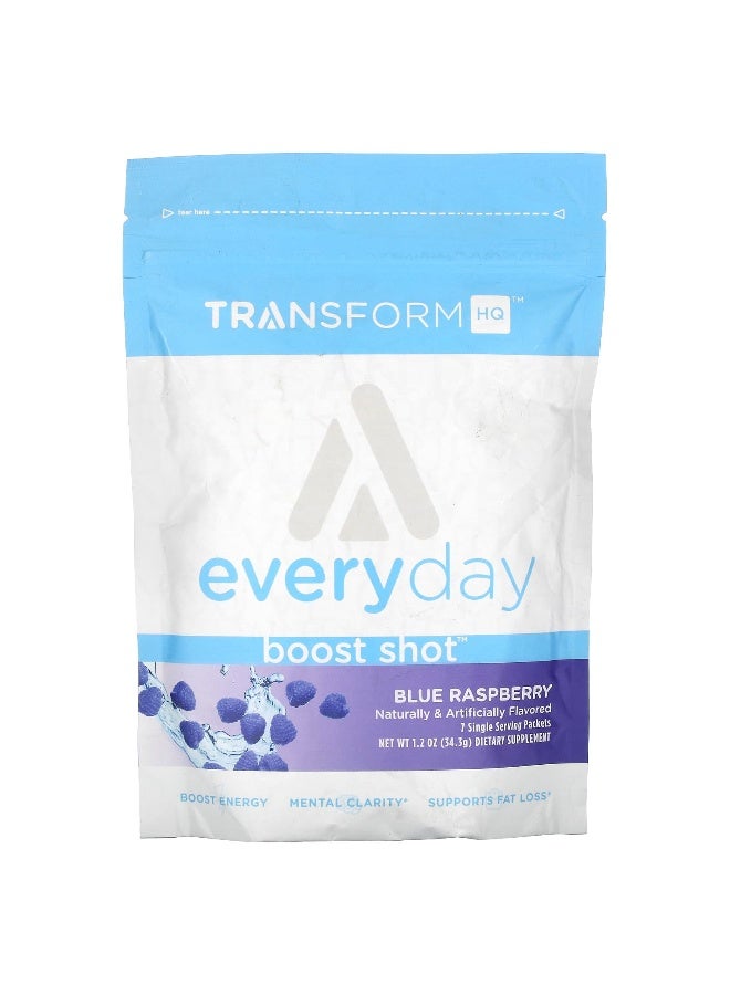 TransformHQ TransformHQ, Everyday, Boost Shot, Blue Raspberry, 1.2 oz (34.3 g)  - Image 1