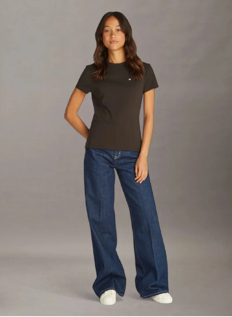 CALVIN KLEIN Ck Slim Fit Embroidered Graphic T-Shirt