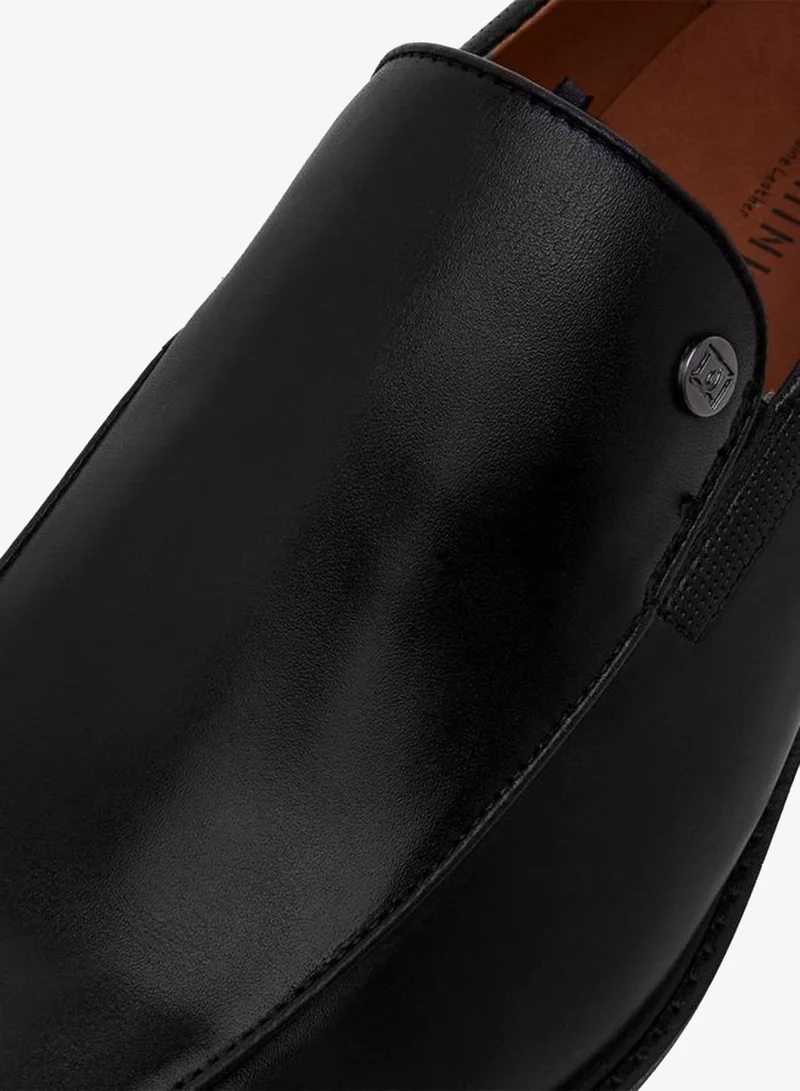 DUCHINI BLACK Men Slip-On Leather Loafers for Men | Best Price UAE